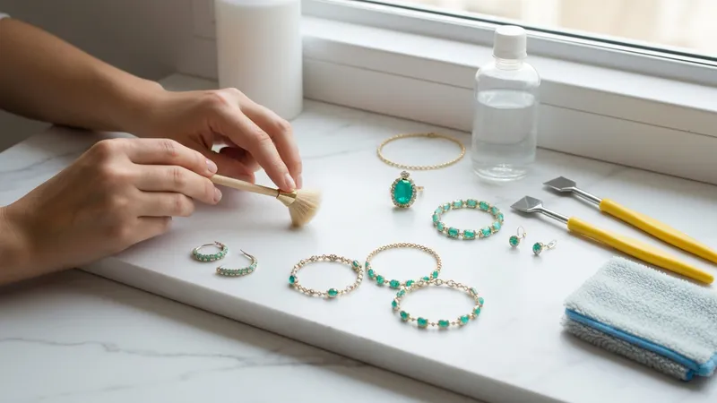 Comment nettoyer vos bijoux en émeraude