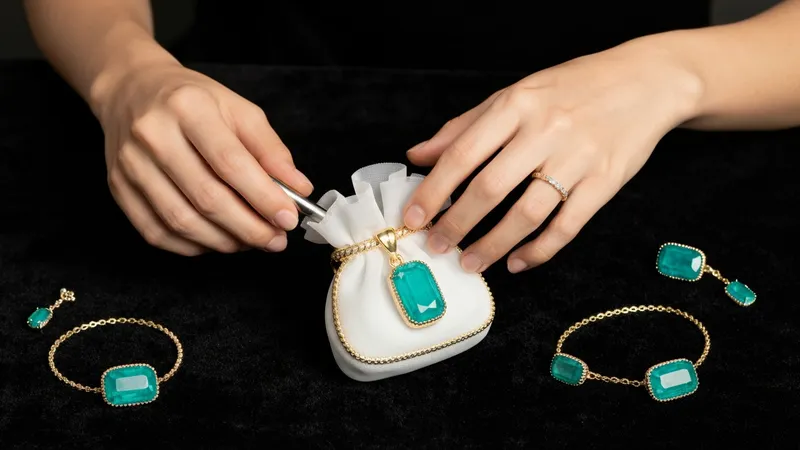 Entretien des bijoux en émeraude